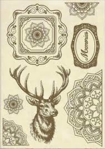 Stamperia Wooden Shapes - Cosmos Deer