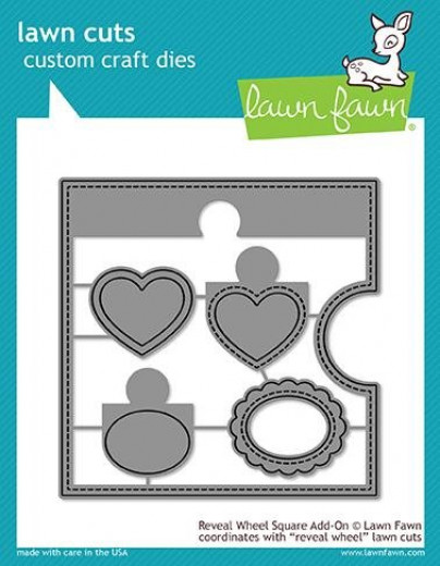 Lawn Fawn Dies - Reveal Wheel Square Add-On