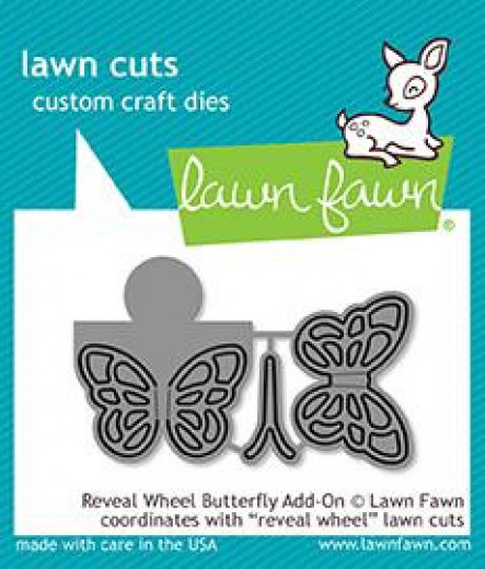 Lawn Fawn Reveal Wheel Add-on Dies - Butterfly