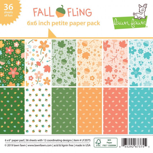 Fall Fling Petite 6x6 Paper Pad