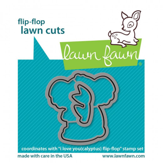 Lawn Fawn Dies - I Love You (calyptus) Flip-Flop