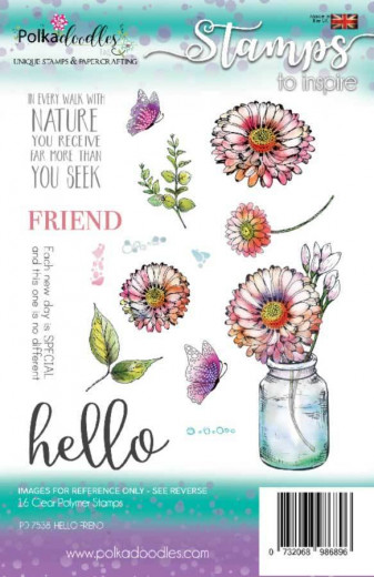 Clear Stamps - Hello Friend