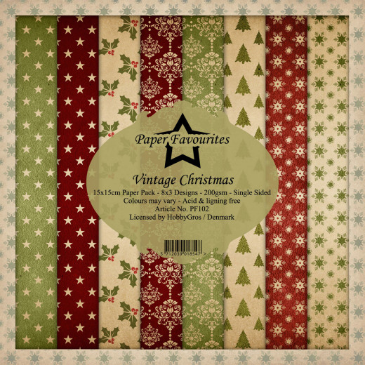 Paper Favourites Vintage Christmas 6x6 Paper Pack