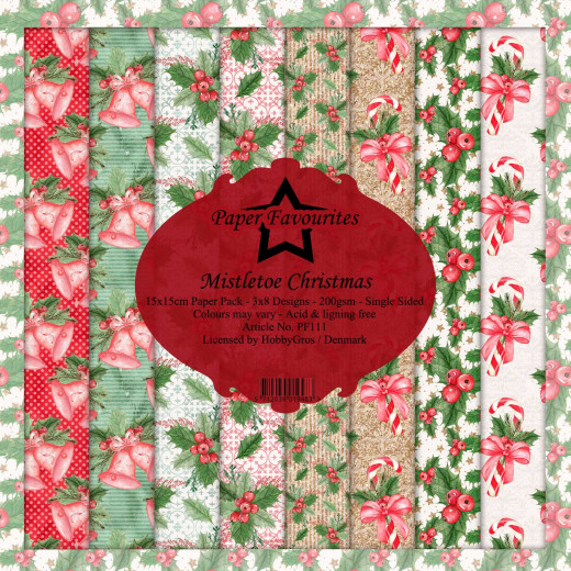 Paper Favourites Mistletoe Christmas 6x6 Paper Pack