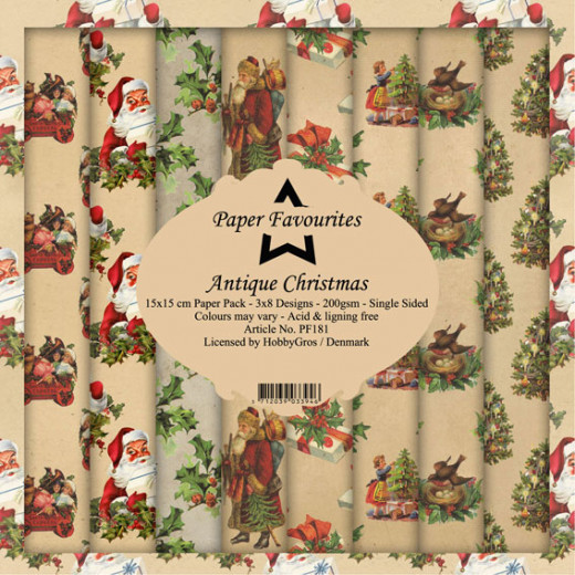Paper Favourites Antique Christmas 6x6 Paper Pack