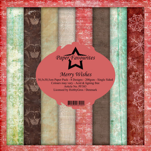 Paper Favourites Merry Wishes 12x12 Paper Pack