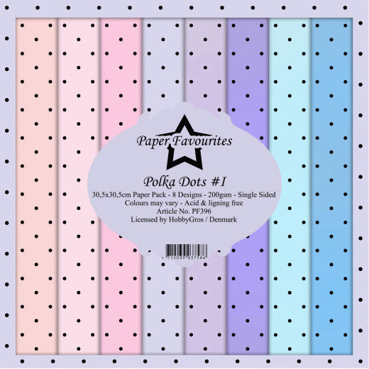 Paper Favourites Polka Dots No. 1 12x12 Paper Pack
