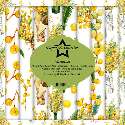 Paper Favourites Mimosa 12x12 Paper Pack