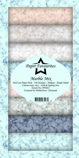 Paper Favourites Marble Mix Slim Paper Pack