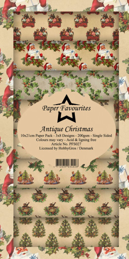 Paper Favourites Antique Christmas Slim Paper Pack