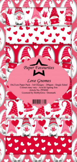 Paper Favourites Love Gnomes Slim Paper Pack