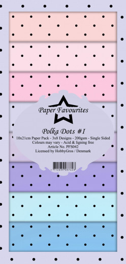 Paper Favourites Polka Dots No. 1 Slim Paper Pack