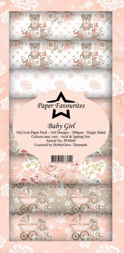 Paper Favourites Baby Girl Slim Paper Pack