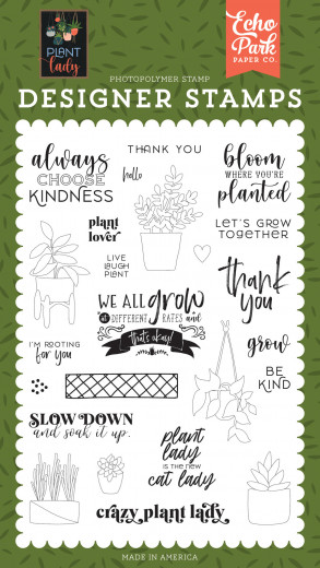 Clear Stamps - Plant Lover