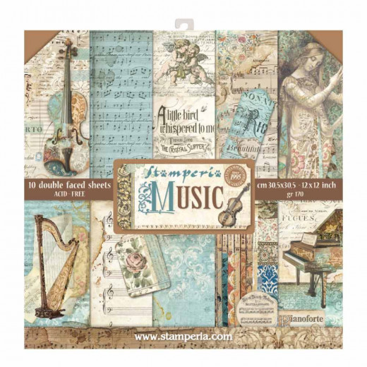 Music 12x12 Paper Pack