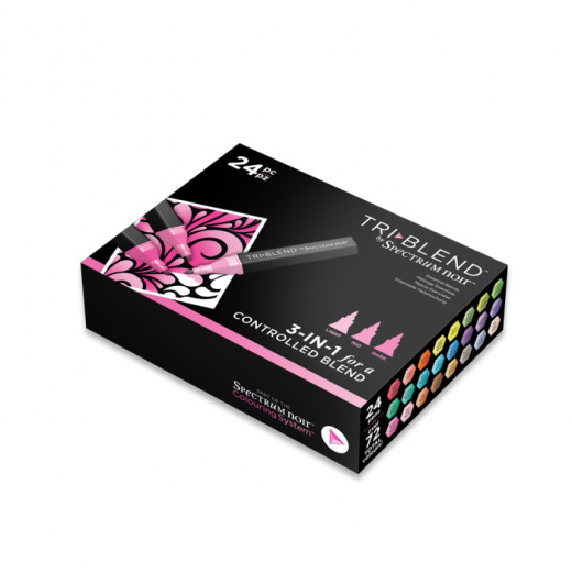 Spectrum Noir Triblend Marker 24er Set - Essential Blends