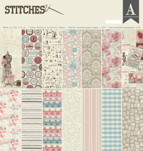 Stitches 12x12 Paper Pad