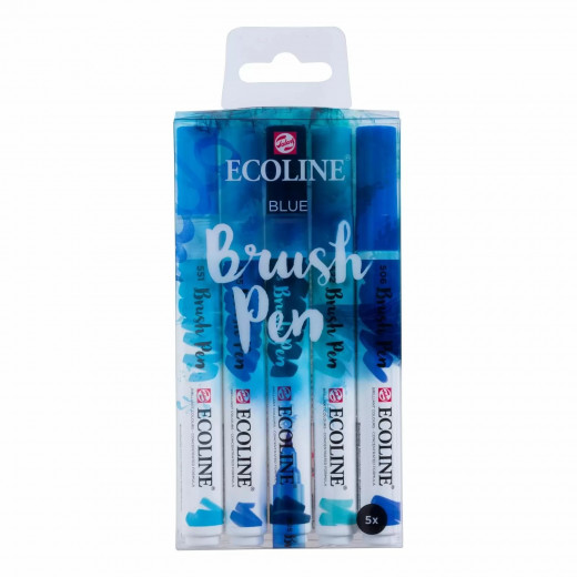 Ecoline Brushpen Set - Blue