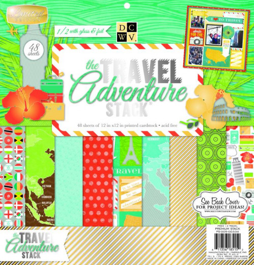 Travel Adventure Paper Stack