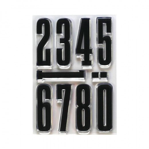 Clear Stamps - Long and Tall Numbers