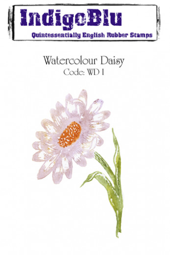 Mounted Stamps - Watercolour Daisy