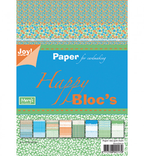 Paper Bloc - Happy Bloc grün/blau