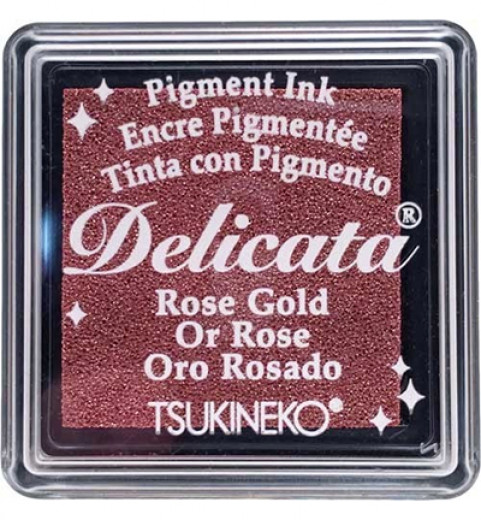 Delicata Small Ink Pad - Rose Gold