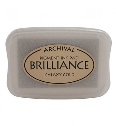 Brilliance Pigment Ink Pad - Galaxy Gold