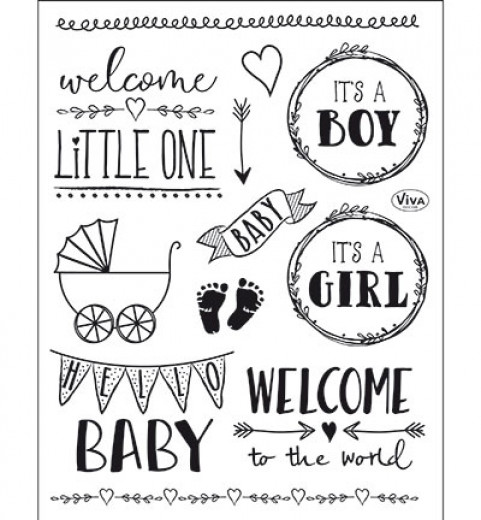 Clear Stamps - Hello Baby