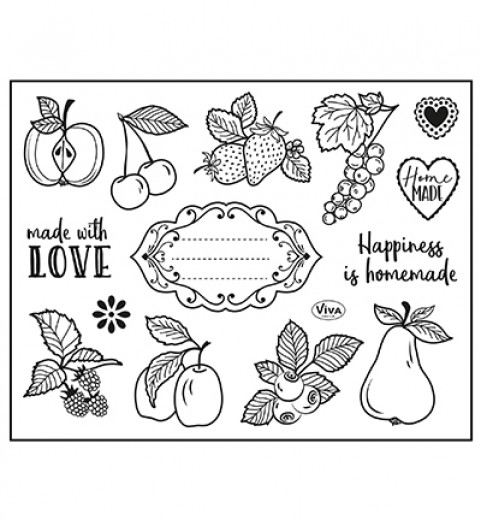 Clear Stamps - Happiness is Homemade