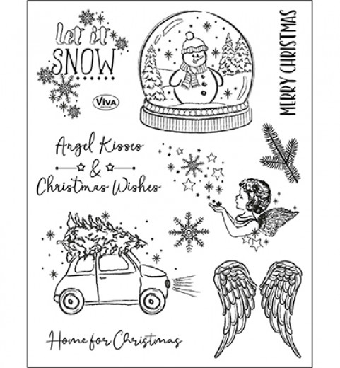 Clear Stamps - Angel Kisses