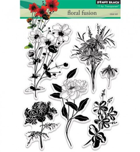 Clear Stamps - Floral Fusion