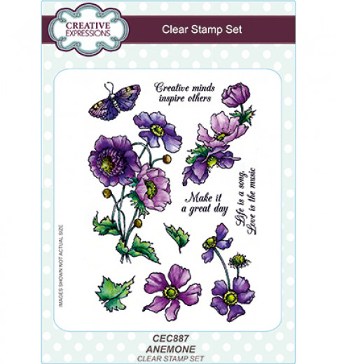 Clear Stamps Set - Anemone