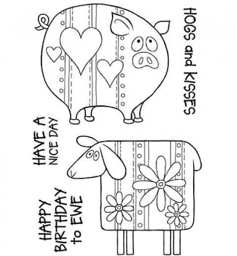 Clear Stamps - Ewe and Piggy