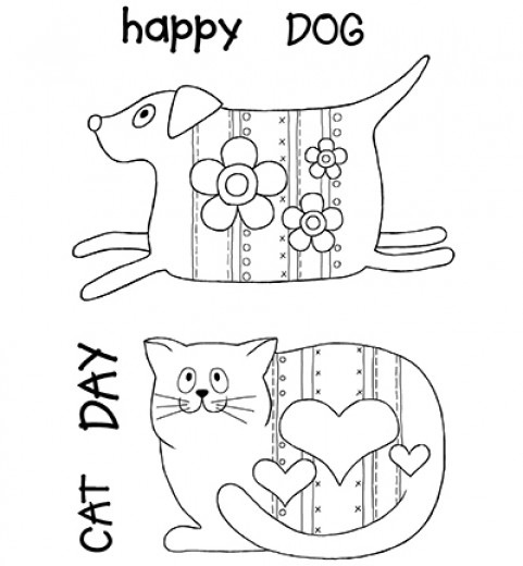 Clear Stamps - Pup and Mog