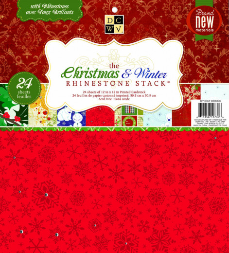 Stack Rhinestone Christmas and Winter