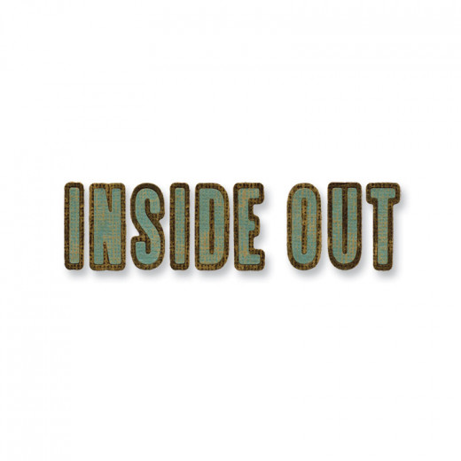 Decorative Strip Alphabet Die - Inside Out