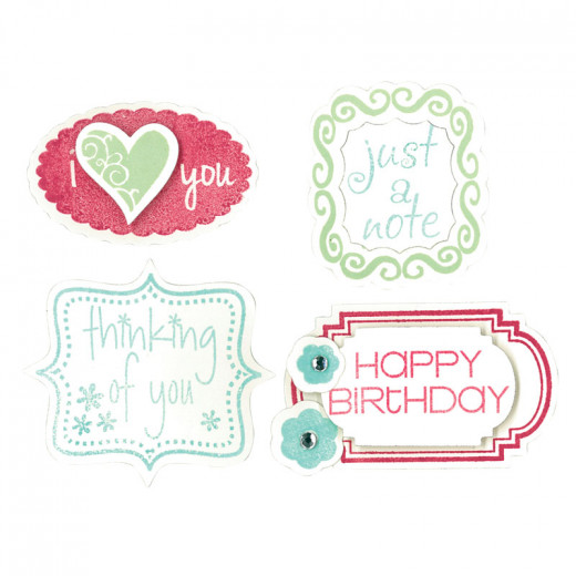 Framelits Die Set with Stamps - Birthday and Frames