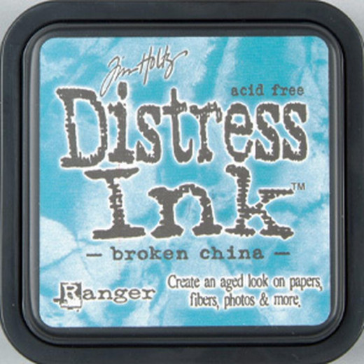 Distress Ink Kissen - Broken China