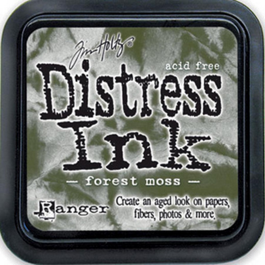 Distress Ink Kissen - Forest Moss
