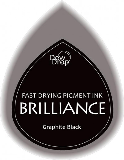 Brilliance Dew Drop Stempelkissen - Graphite Black