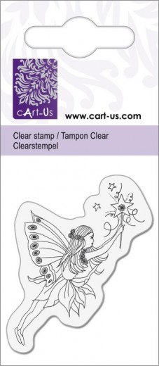 Mini Clear Stamps Elfe mit Stern