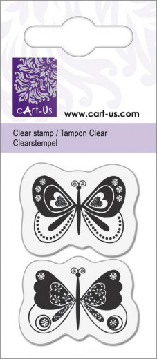 Mini Clear Stamps Fantasieschmetterling