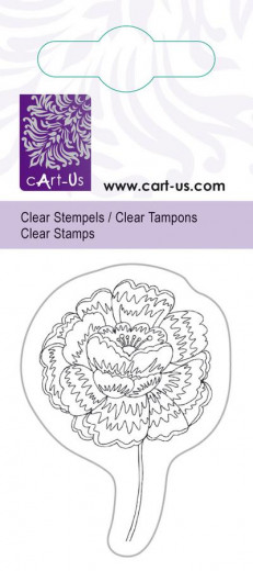 Mini Clear Stamps Blume