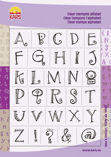 Clear Stamps Alphabet Fantasie Großbuchstaben
