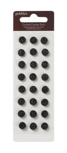 Candy Dots Crystal Black