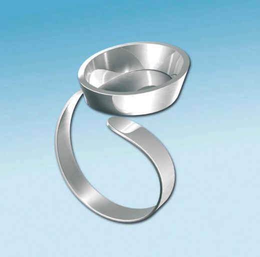 Fimo-Schmuck Ring oval