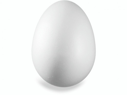 Styropor Eier 4,5 cm (10 Stück)