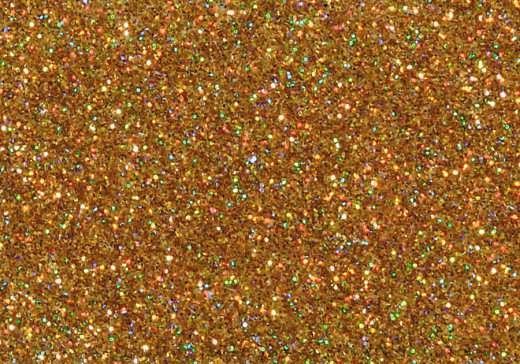 Hologramm-Glitter, gold