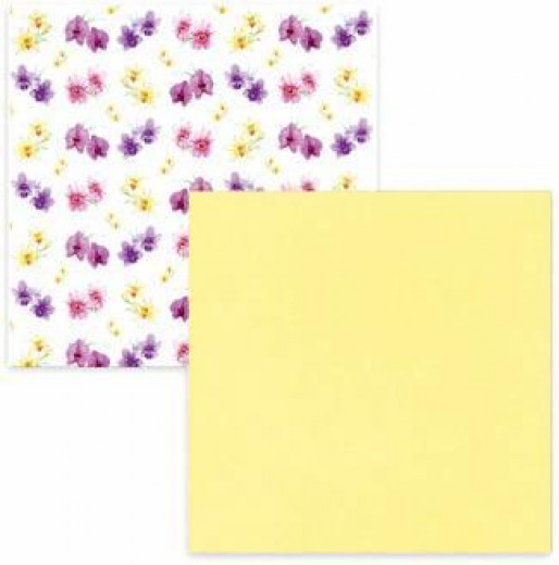Pergamentpapier orchidee-gelb